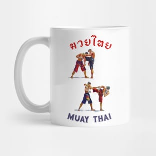 Traditional Muay Thai Kickboxing Thailand Mug